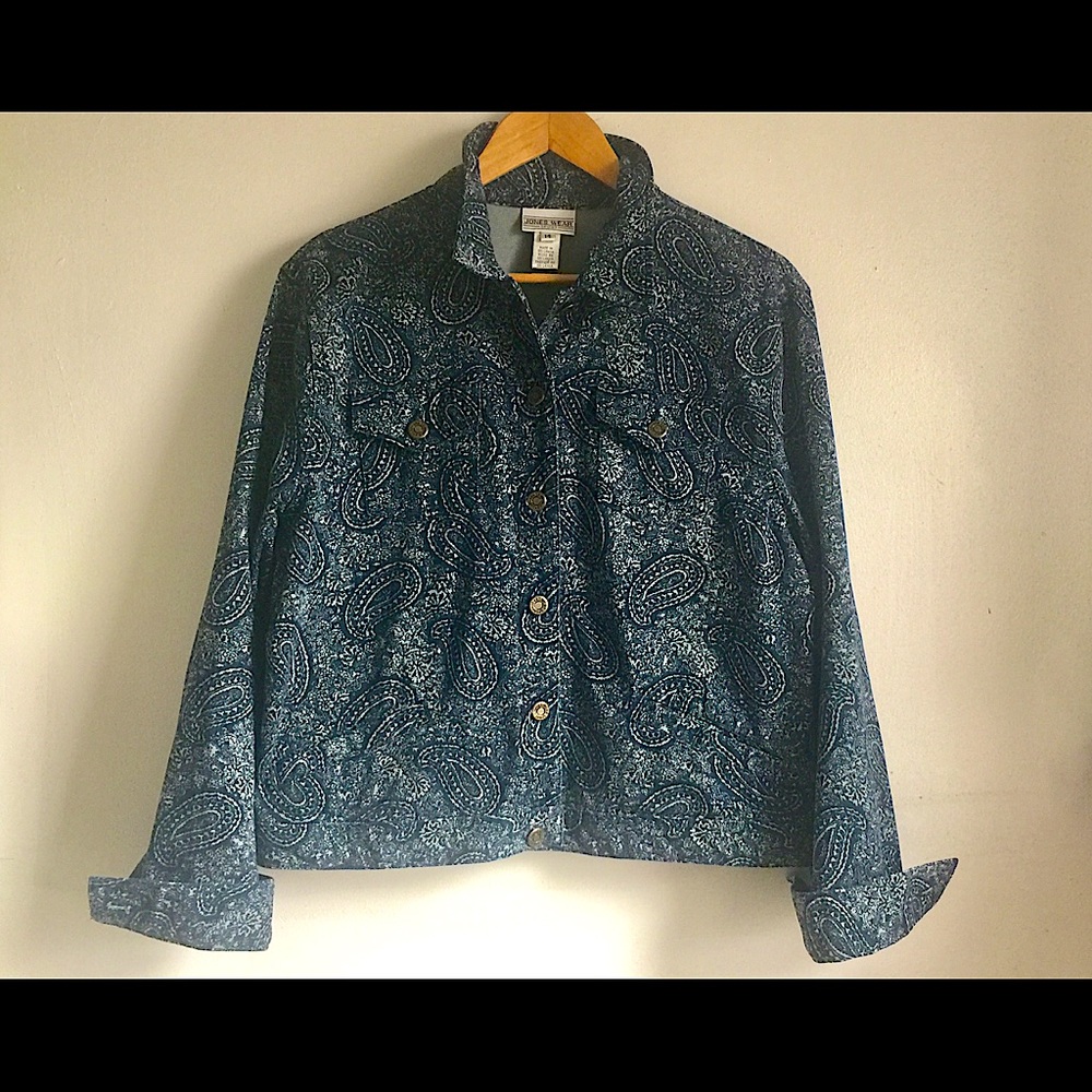 JONES WEAR SPORT Paisley Jacket